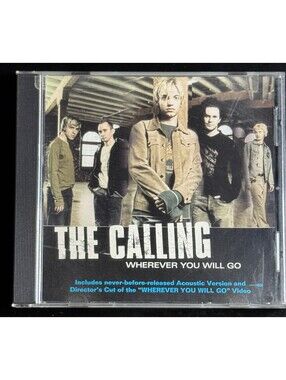 The Calling Wherever You Will Go Enhanced CD Single 2002 Acoustic RCA Promo